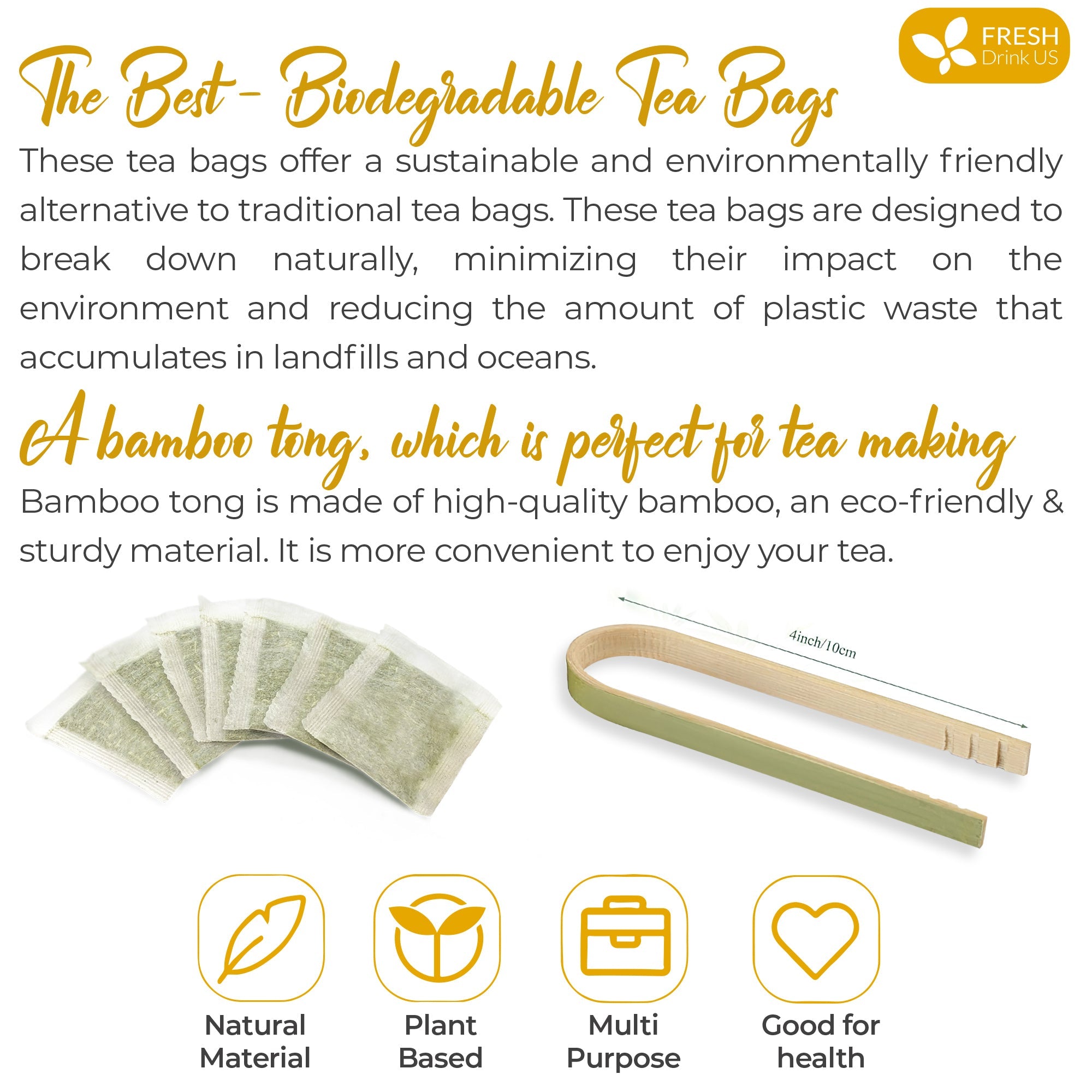 Turmeric, Ginger, Cinnamon Tea, Tea Bags, 100% Natural, Hand-made Blend of Turmeric, Ginger, and Cinnamon. Eco-conscious Tea Bags. Turmeric Ginger Herbal Tea. No Sugar, No Caffeine, No Gluten, Vegan.