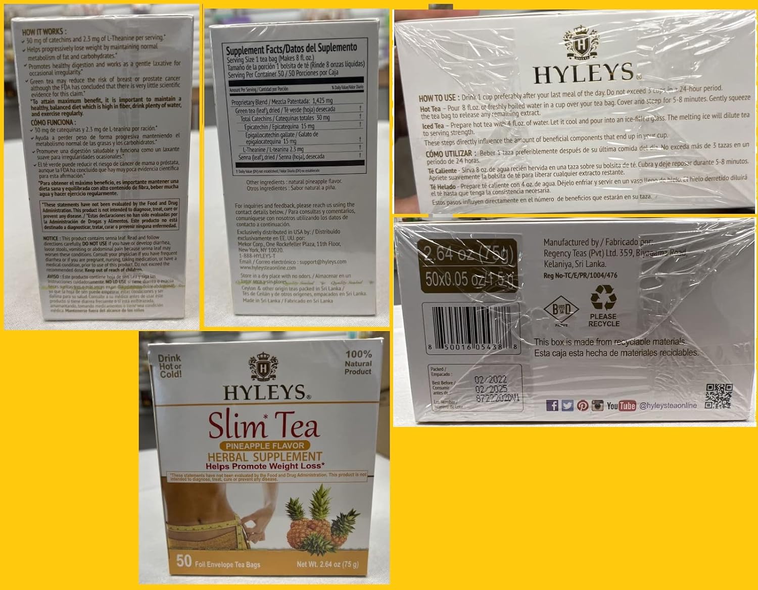 Pineapple Detox Slimming Tea