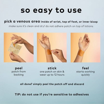 The Good Patch The Essentials Plant-Based Vegan Wellness Patch 12ct - New