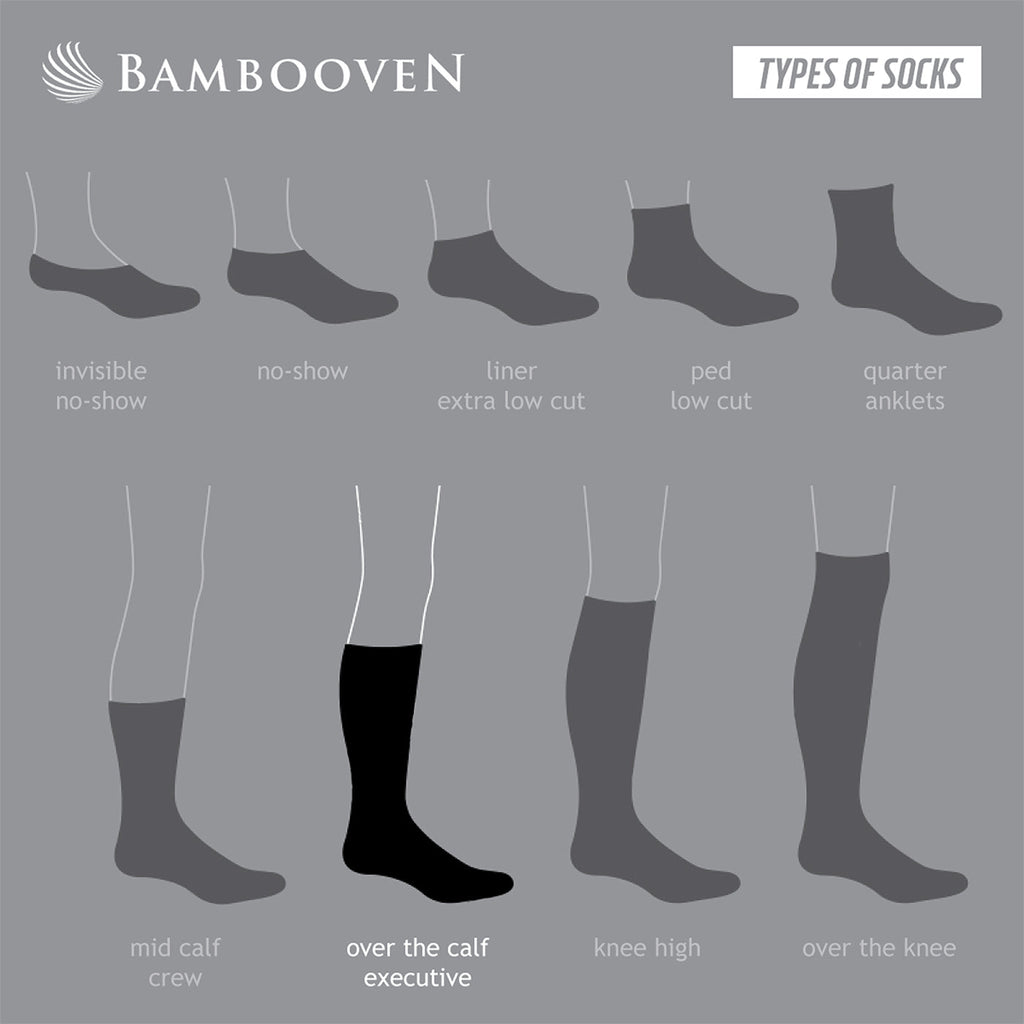 Men’s Bamboo Dress & Trouser Socks 6-Pack - 623