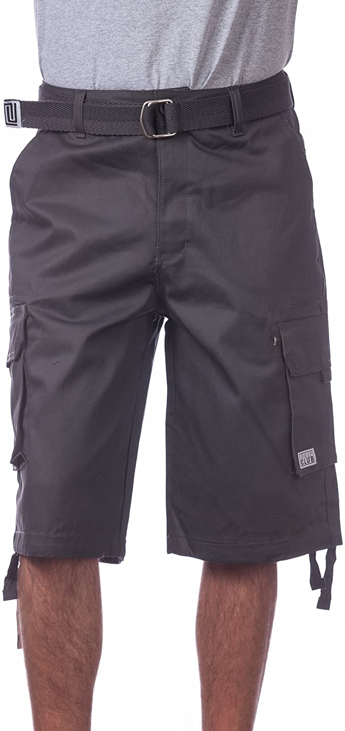 Pro Club Men's Cotton Twill Cargo Shorts