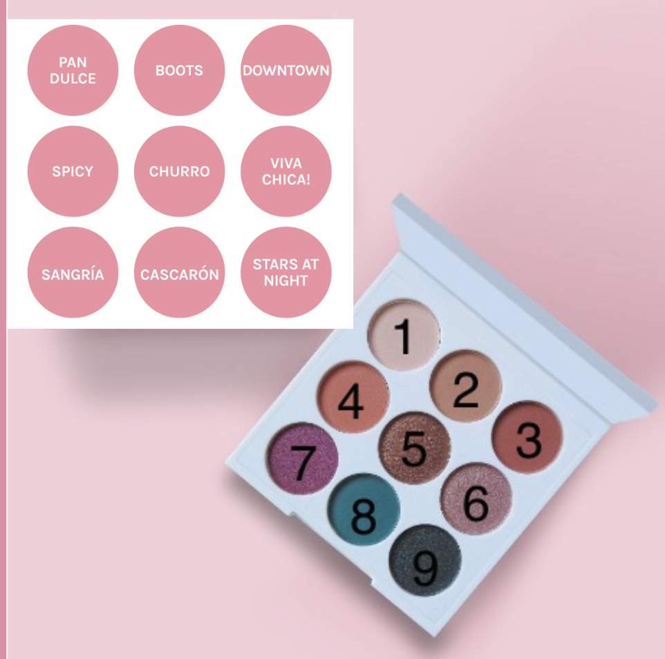 Best Seller! FIESTA (Mini-9 Eyeshadow Palette)