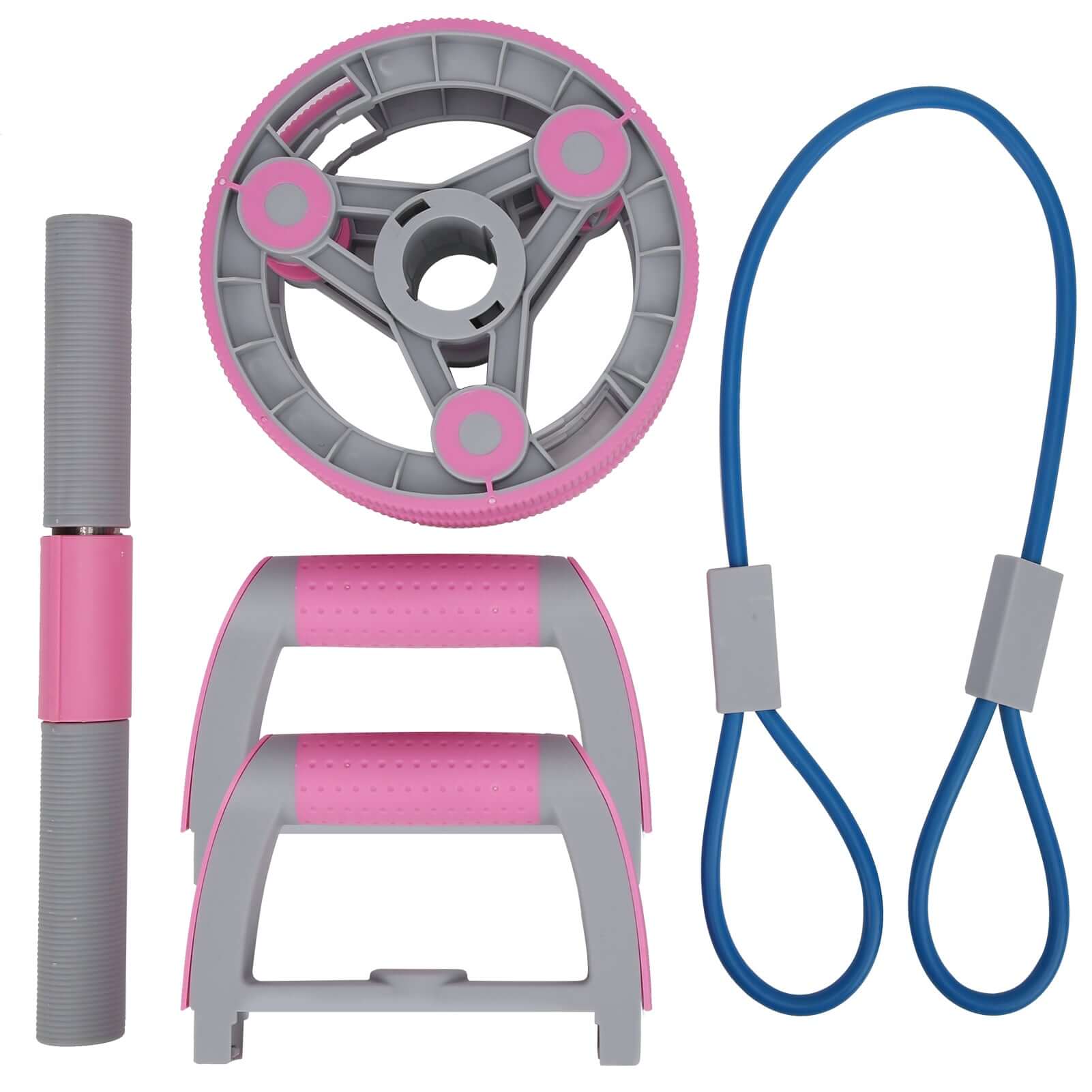 Multifunctional Abdominal Wheel Pull Strap Gym Training Set