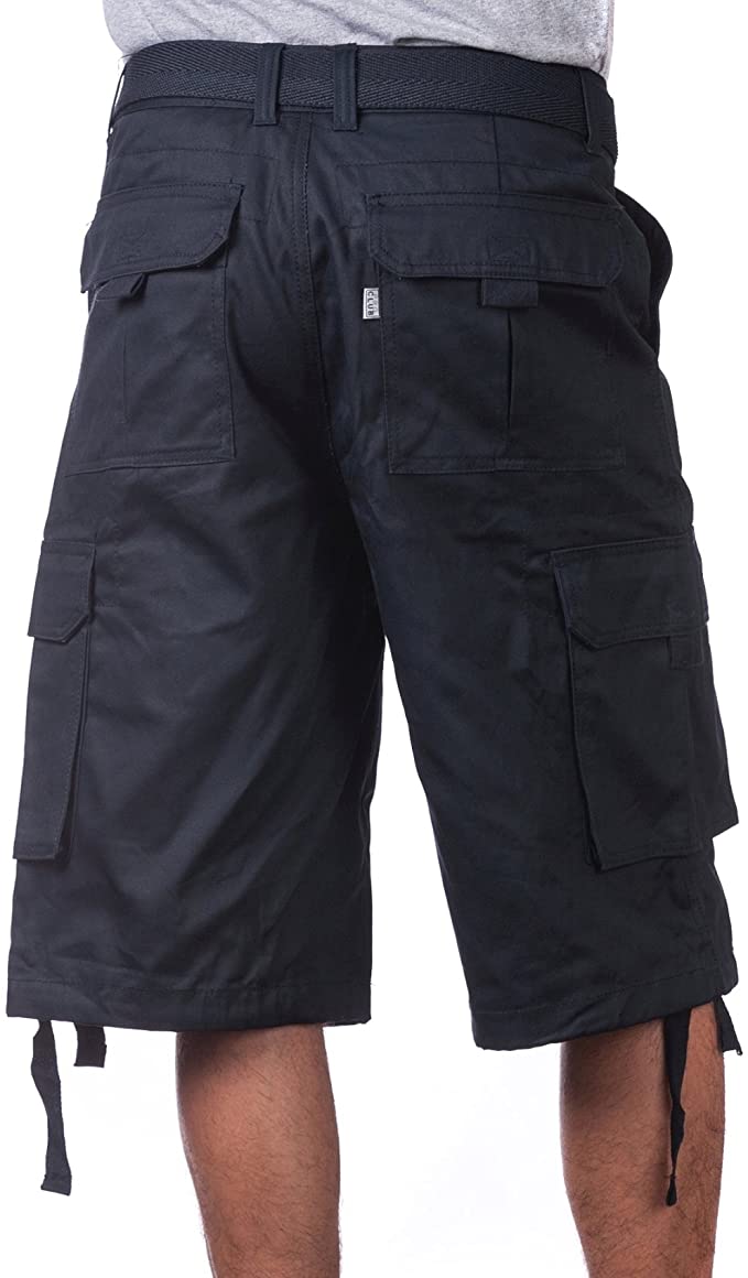 Pro Club Men's Cotton Twill Cargo Shorts