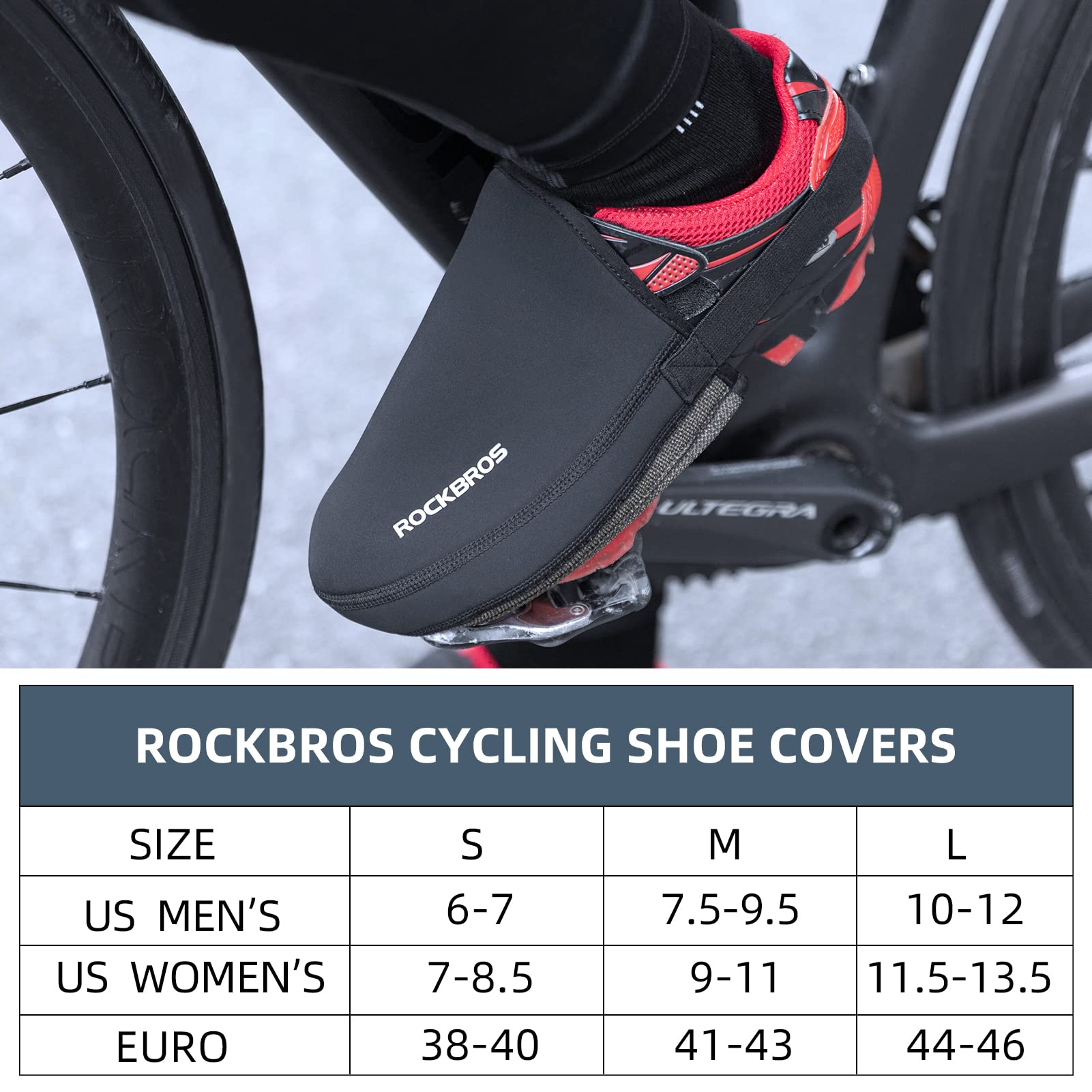 Cycling Shoe Toe Covers Unisex Cold Weather Overshoes