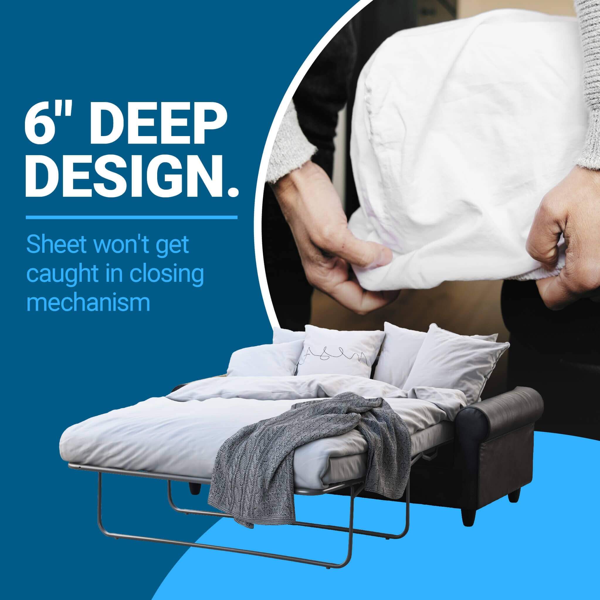 Fitted Sofa Sleeper Bed Sheet by Bargoose Home Textiles